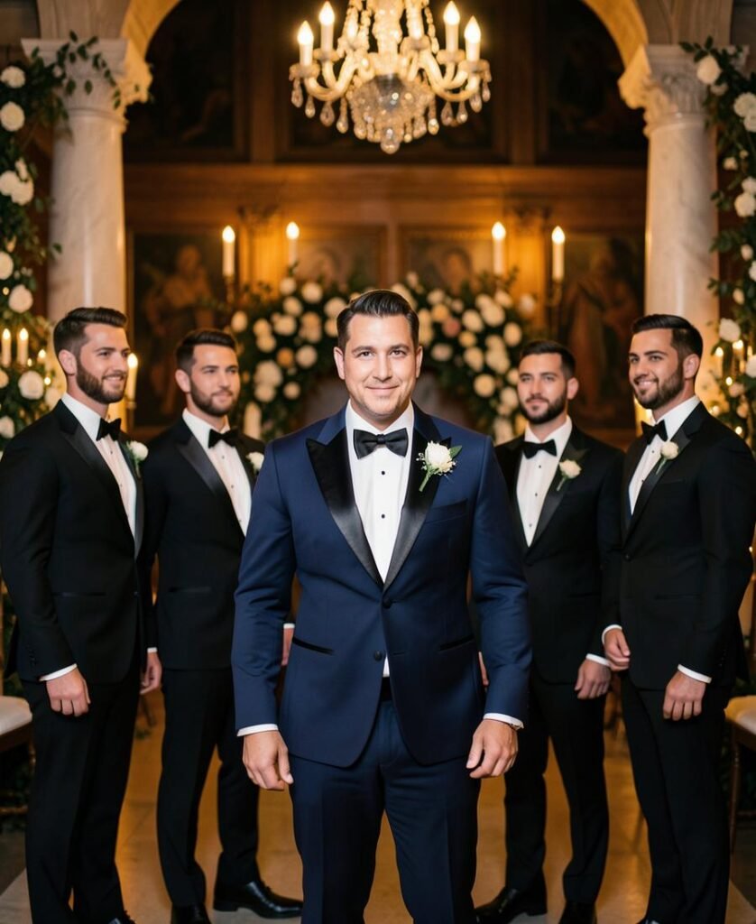Destination Ivory Linen Wedding Suit